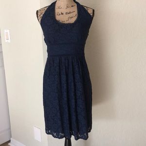 Lace Knit Halter Dress by Laundry size 6